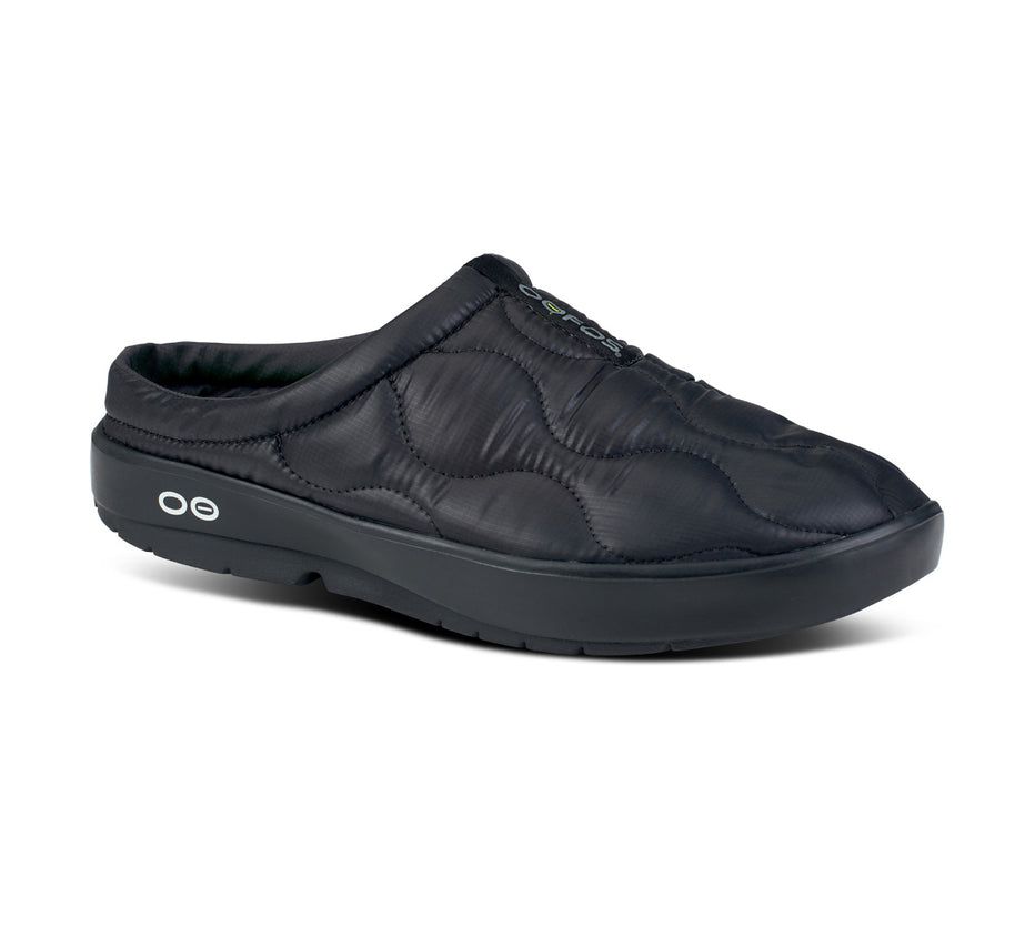 Oofos Oocoozie Thermo Mule - Men's Slippers Black - Canada ( KACX-61497 )